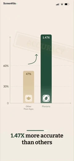 Plant Identification-Plantaria mobile app UI screen 6