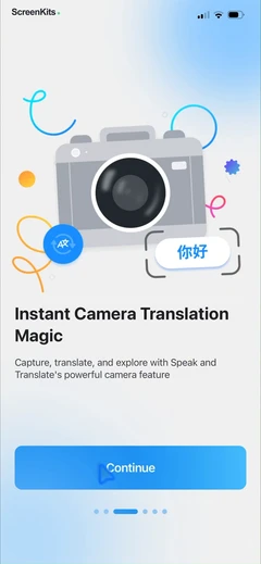 Speak & Translate - Translator mobile app UI screen 9
