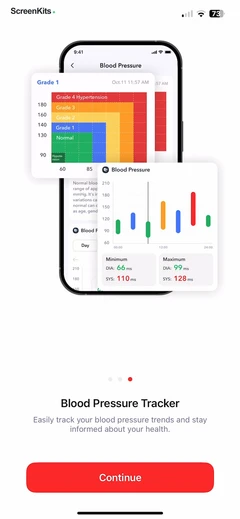 iCardio - Heart Rate Tracker mobile app UI screen 11