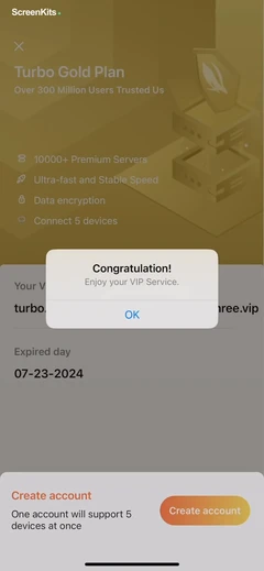 Turbo VPN Private Browser onboarding UI screen 10