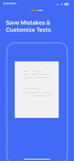 GradeUp- Homework Scanner mobile app UI screen 12