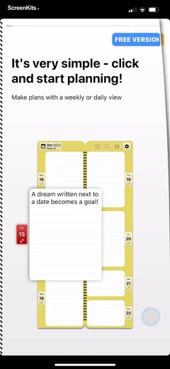 Weekly Planner - Diary, Notes mobile app UI screen 4