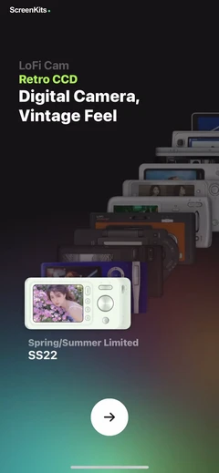 LoFi Cam: Film Digital Camera mobile app UI screen 6