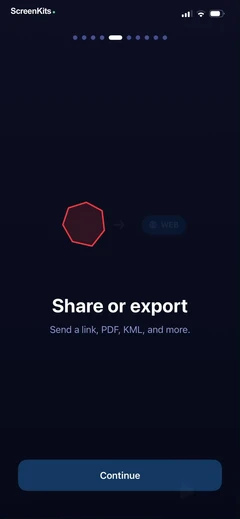 map-area-calculator-marea mobile app UI screen 7