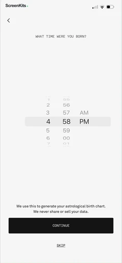 Co–Star Personalized Astrology mobile app UI screen 11