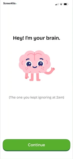 Unrot Earn your Screen Time mobile app UI screen 4