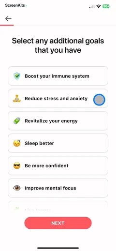 Organic Fit- Workout for Women mobile app UI screen 8