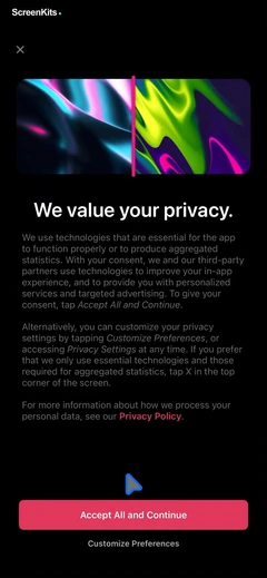 Split Pic Collage Maker Layout mobile app UI screen 4