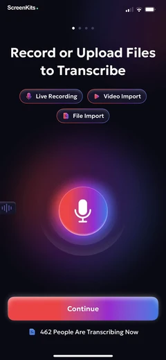 AI Summary - Meeting Notes mobile app UI screen 5
