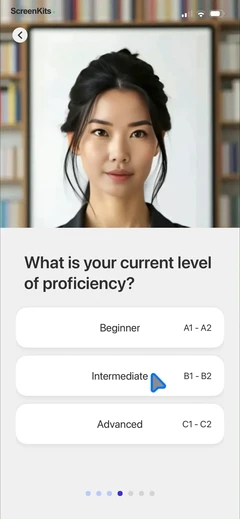 BetterSpeak mobile app UI screen 12