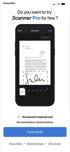 Scanner – Scan PDF & Document paywalls UI screen 10