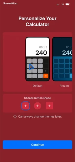 Calculator+ mobile app UI screen 8