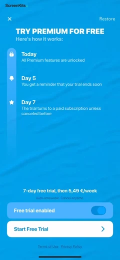 Photo Collage - Collageable paywalls UI screen 6