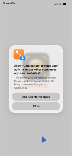 comicsnap-identify-comic-book permissions UI screen 3