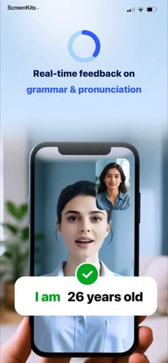 LangLearn mobile app UI screen 5