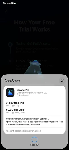 Cleaner PRO-photos cleaner mobile app UI screen 12