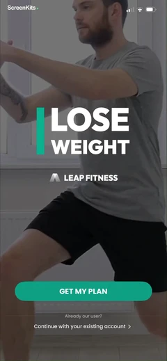 lose-weight-for-men-at-home mobile app UI screen 3