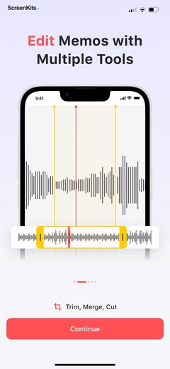 Voice Recorder-Audio Memos Арр mobile app UI screen 6