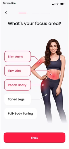 ChillFit Home Workout Planner mobile app UI screen 12