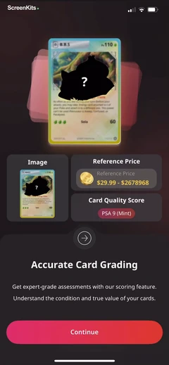 TCG Card Identifier Value mobile app UI screen 4