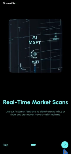 Chart AI Pro Trading Assistant mobile app UI screen 3