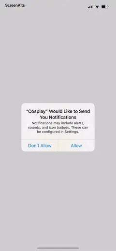 Cosplay- Future Baby Generator permissions UI screen 4