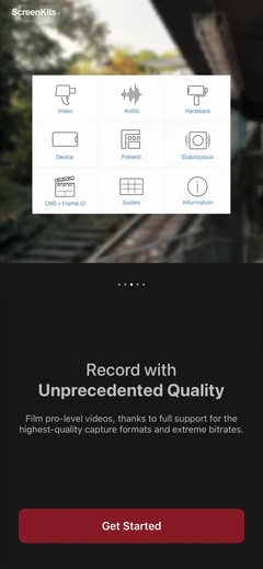 Filmic Pro-Video Camera mobile app UI screen 12