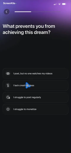 blow-up-go-viral-with-ai mobile app UI screen 9