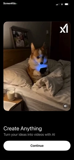 AI Video Generator - AI Studio mobile app UI screen 3