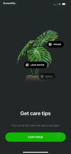 Plant Identifier & Care App mobile app UI screen 12