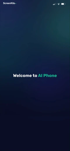 AI Phone-Call&Voice Translator onboarding UI screen 3