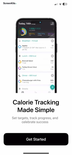 Diet & Food Tracker- EatWell mobile app UI screen 6