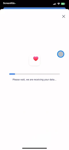 Blood Oxygen App mobile app UI screen 9