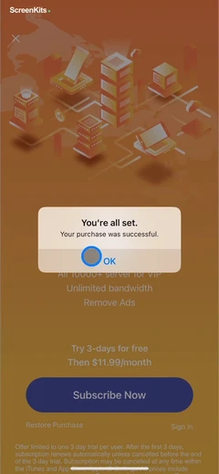 Turbo VPN Private Browser mobile app UI screen 9