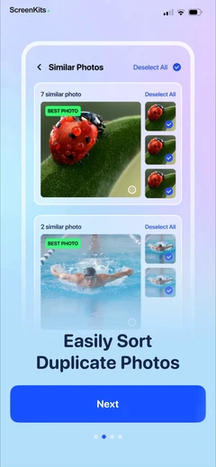 Clean Up Now- AI Cleaner mobile app UI screen 4