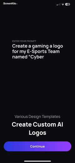 AI Art Generator & Logo - Hexa mobile app UI screen 11