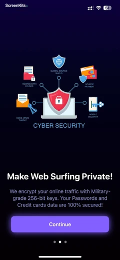 VPN Proxy Fast - Super VPN mobile app UI screen 8