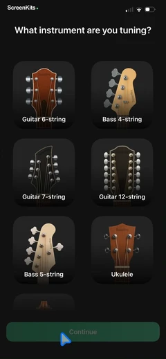Tuner Pro- Guitar Tuner & Tab mobile app UI screen 10