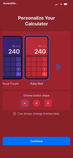 Calculator+ mobile app UI screen 7