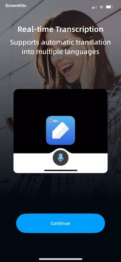 iTranscribe - Audio to Text mobile app UI screen 11