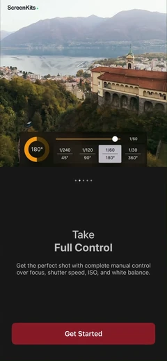 Filmic Pro-Video Camera mobile app UI screen 10