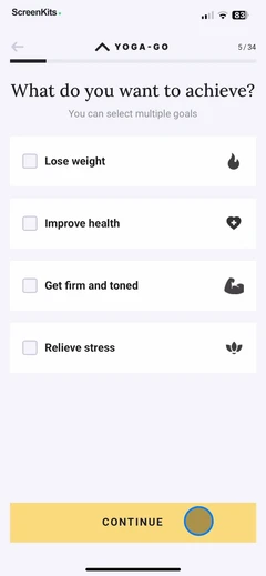 Yoga-Go- Tai Chi & Pilates mobile app UI screen 12