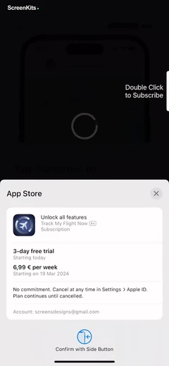 Track My Flight Now mobile app UI screen 6
