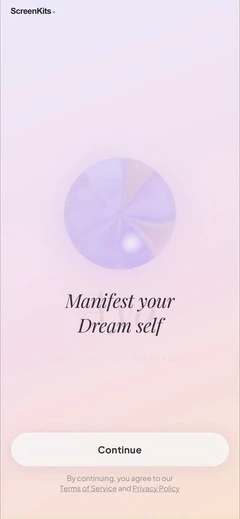 aya-manifest-your-dream-self mobile app UI screen 4