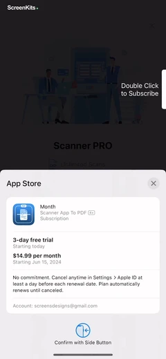 Scanner App To PDF mobile app UI screen 6