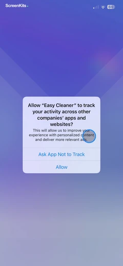 Easy Cleaner - Clean Storage ! permissions UI screen 3