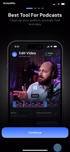 Scenara mobile app UI screen 3