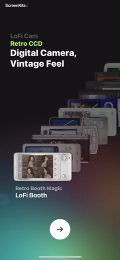 LoFi Cam: Film Digital Camera mobile app UI screen 12