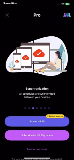 Smart Timetable- Study Planner paywalls UI screen 12