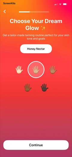Beam Tanning - Get Tan Fast mobile app UI screen 11
